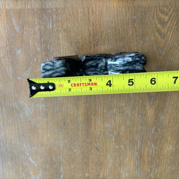 MAYAN AZTEC CARVED FIGURE STONE MARBLE UNIQUE ARTSY HOME DECOR - Picture 8 of 10